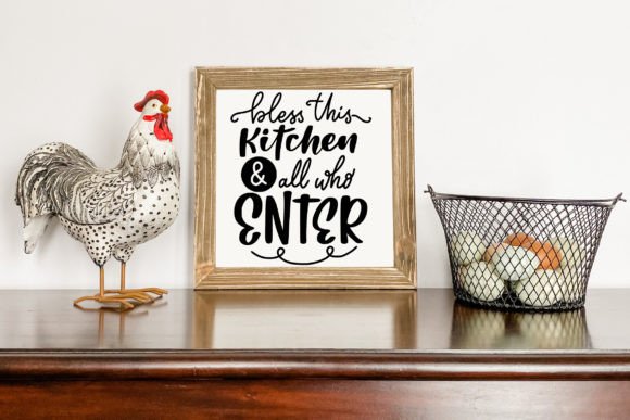 Bless This Kitchen SVG Funny Kitchen Graphics and Crafts
