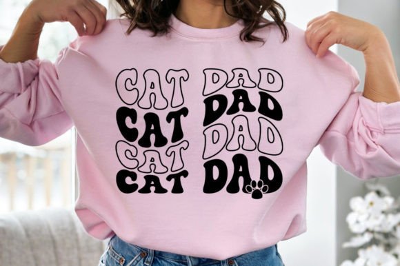 Cat Dad Retro SVG Graphics and Crafts Review
