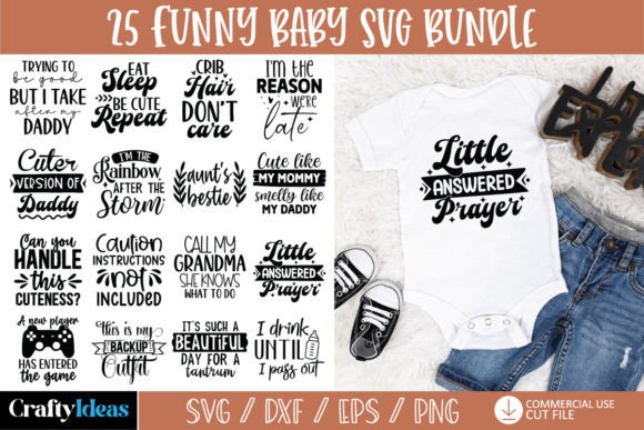 Funny Baby SVG Bundle, Baby Sayings SVG