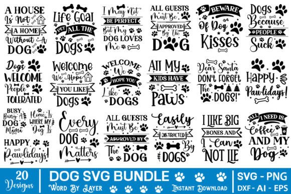 Funny Dog SVG Design for Graphics and Crafts