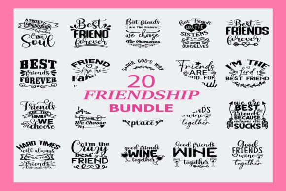 Funny Friendship SVG Bundle Graphics and Crafts Review