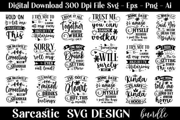Funny Sarcastic Svg Bundle Graphics and Crafts Review