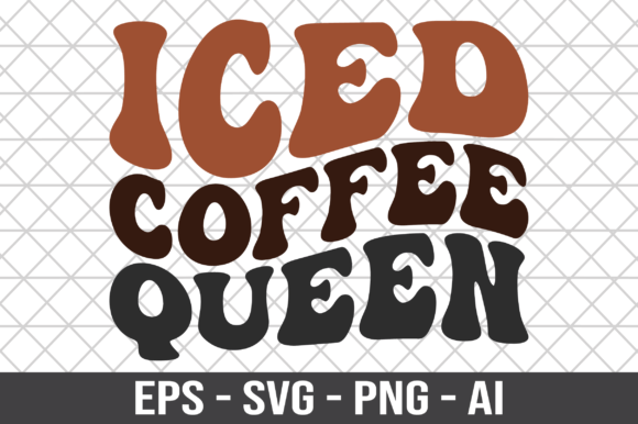 Iced Coffee Queen Retro SVG Graphics and Crafts Review