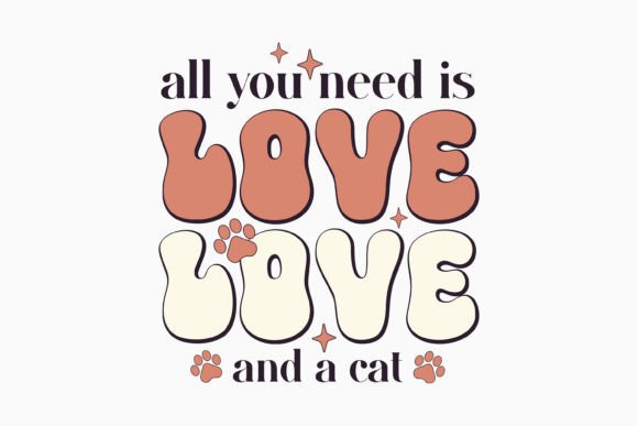 Retro Funny Cat SVG Design All You Need for Graphics and Crafts