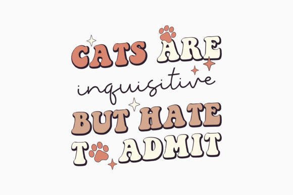 Retro Funny Cat SVG Design Cats Admit Graphics and Crafts Review