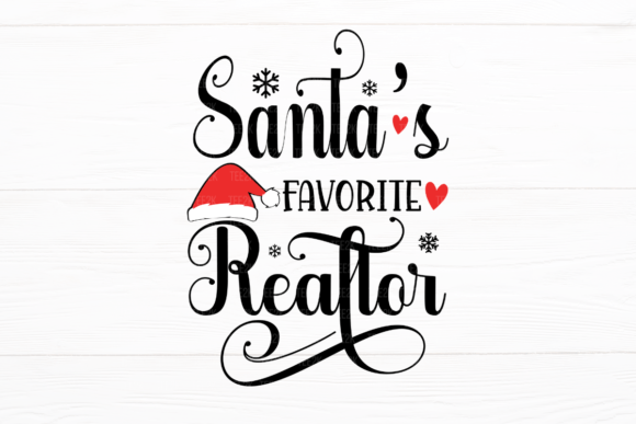 Santa s Favorite Realtor Funny Christmas Graphics and Crafts